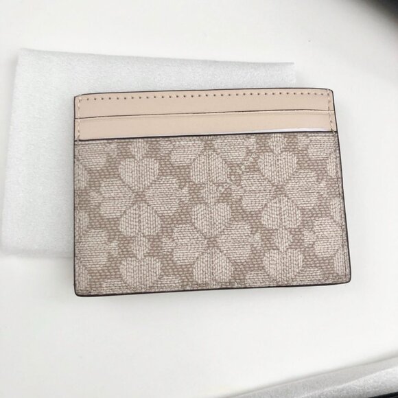 NWT Kate Spade Spade Flower Small Slim Card Holder - Picture 3 of 5